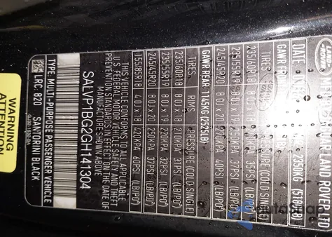 2016 Land Rover Range Rover Evoque Se Premium z USA, uszkodzony, nr VIN SALVP1BG2GH141304